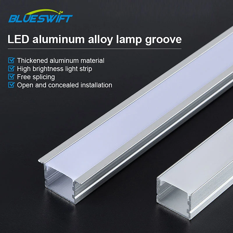 OEM ODM LED indirectos perfil de aluminio del perfil de la PC cubierta LED de la luz de la tira para la luz de la tira